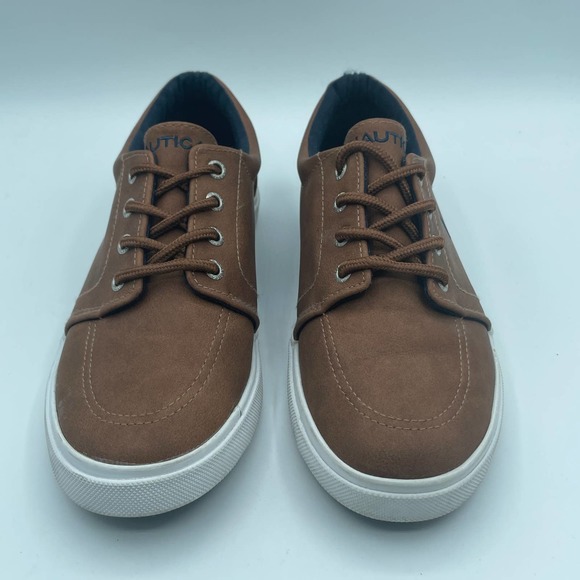 Nautica Other - Nautica Big Kids Berrian Moc Toe Sneakers Brown Size 3